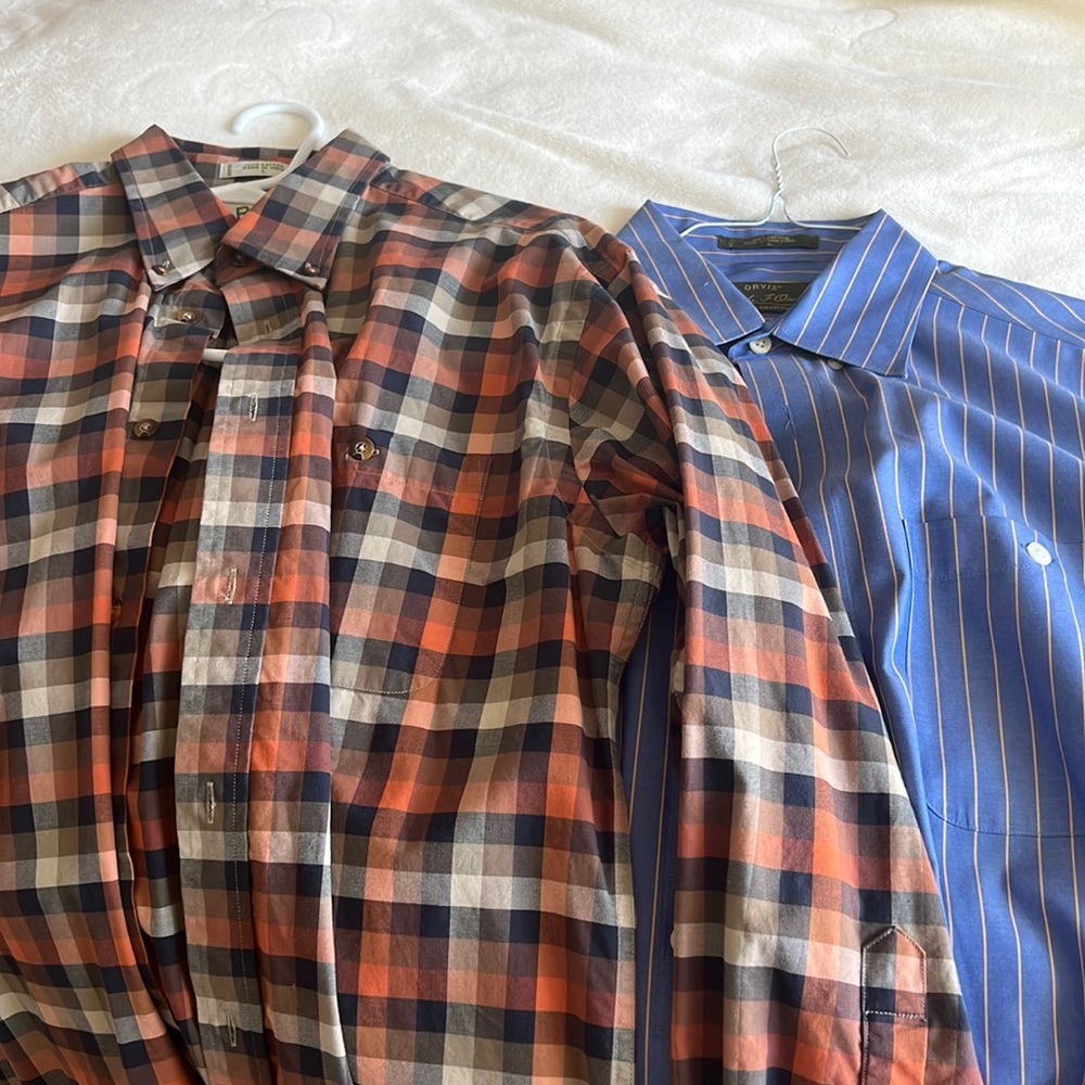Two Orvis button downs